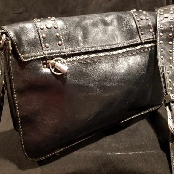 Guess Sgoulder Bag/Leather with Rivets - Picture 6 of 7